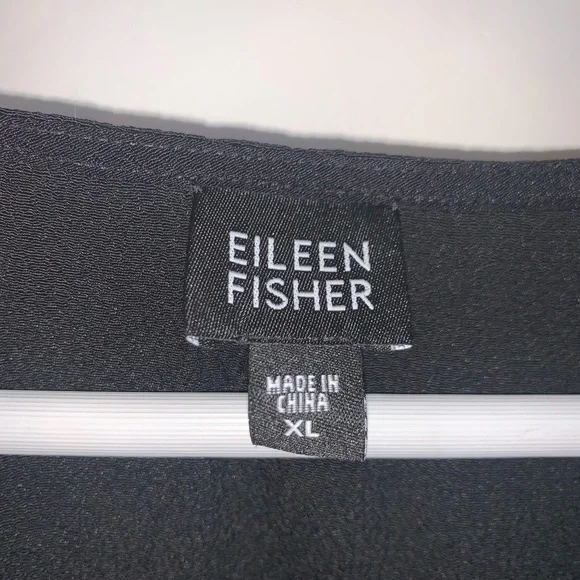 Eileen Fisher Classic Black Dress - Picture 5 of 11